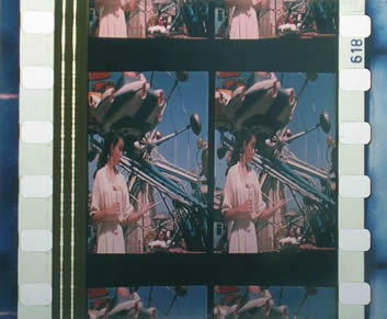 Фрагмент фильмокопии в формате "Стерео-35А"
