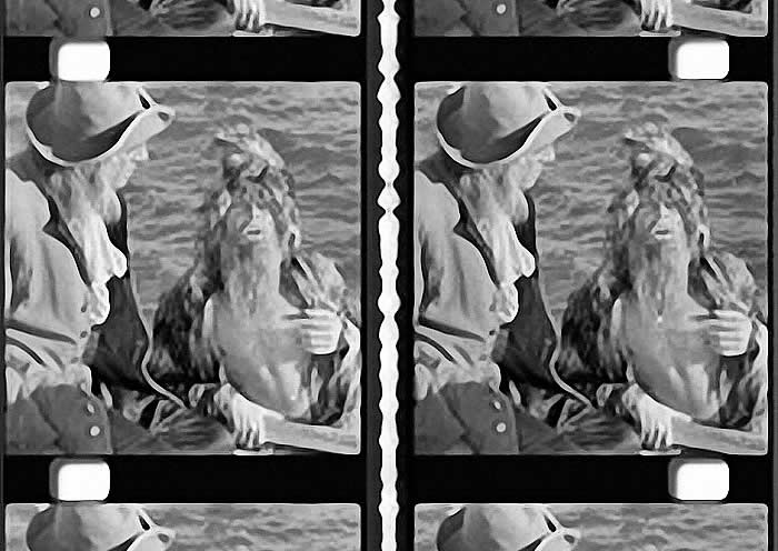 Стереопара из фильма "Робинзон Крузо" (1947)