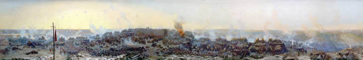 Фрагмент панорамы Ф.Рубо «Оборона Севастополя»